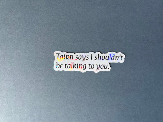 Tairn Says